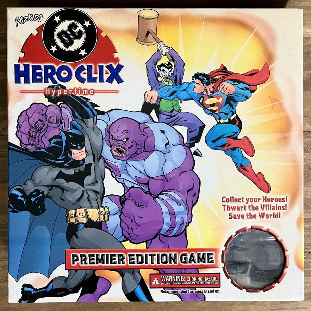 WIZKIDS | DC HeroClix Hypertime Premier Edition 2002 game | Complete EUC
